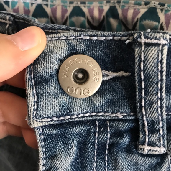 Warehouse One Denim Shorts - Picture 4 of 5